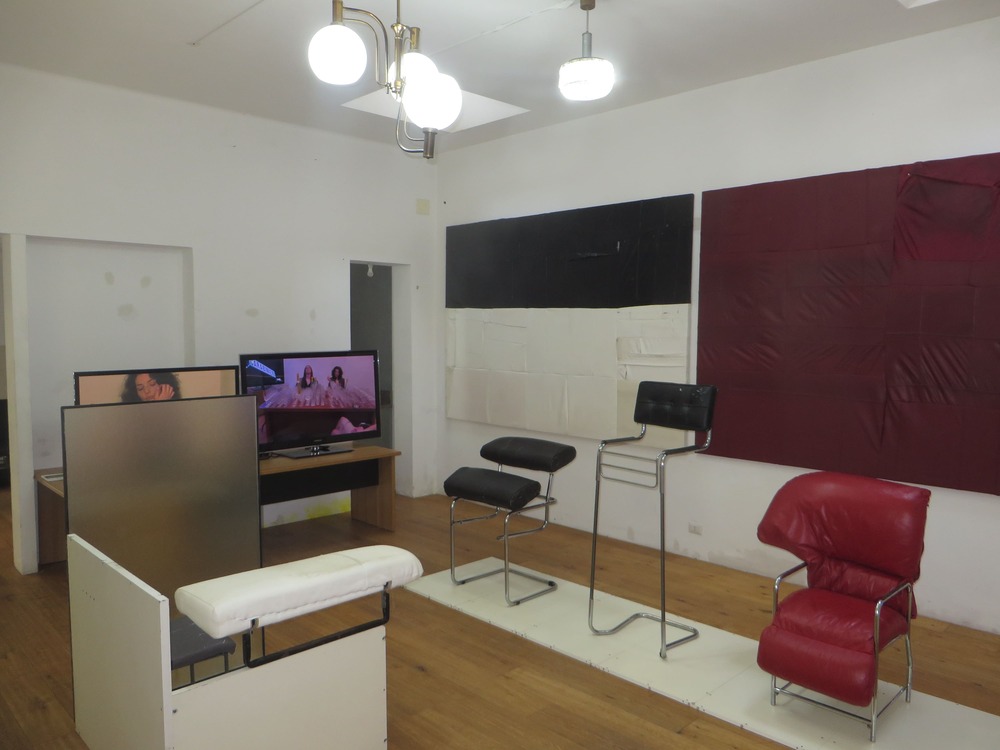 Installation view Room 1 of Collezione Nancy Delroi's first presentation in Milan